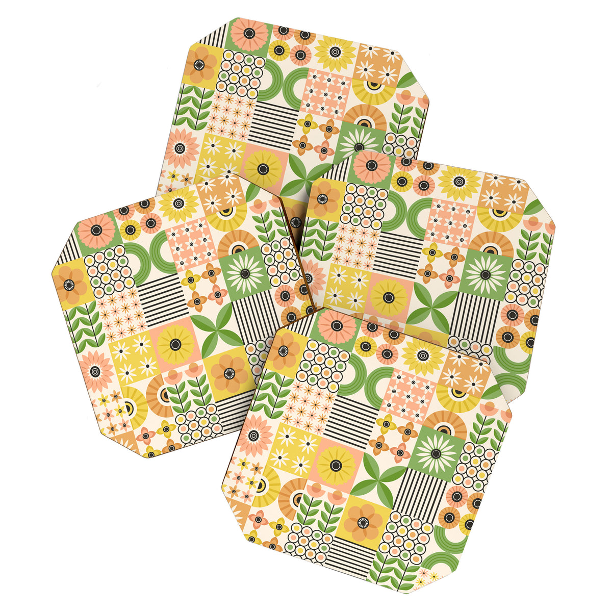 Modern Wildflower Vignettes Coaster Gallery Image 1