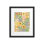Modern Wildflower Vignettes Framed Art Print Gallery Image 6