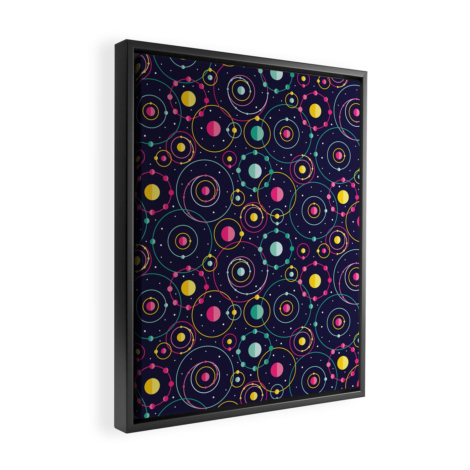 Orbital Revolutions Framed Canvas Print Gallery Image 2