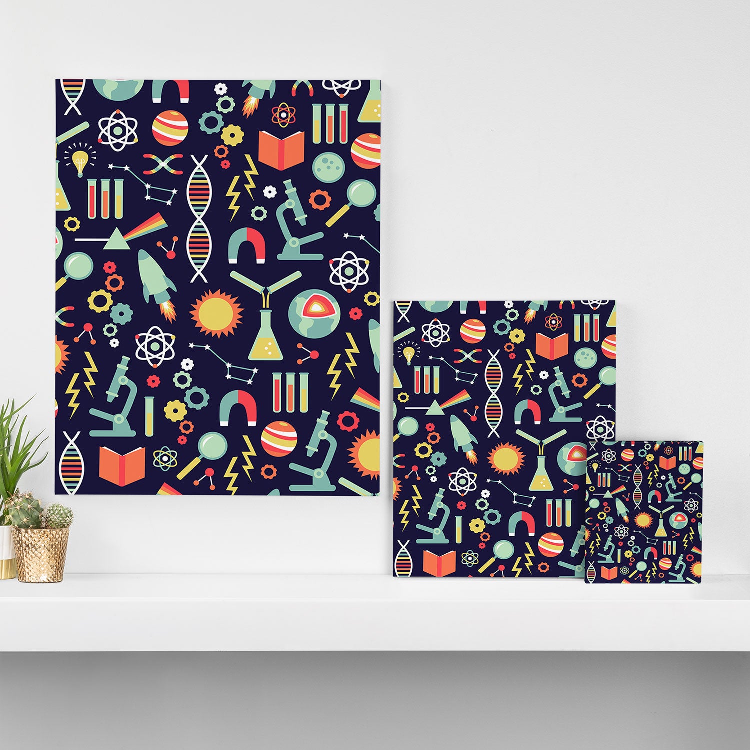 Science Studies Canvas Print Gallery Image 3