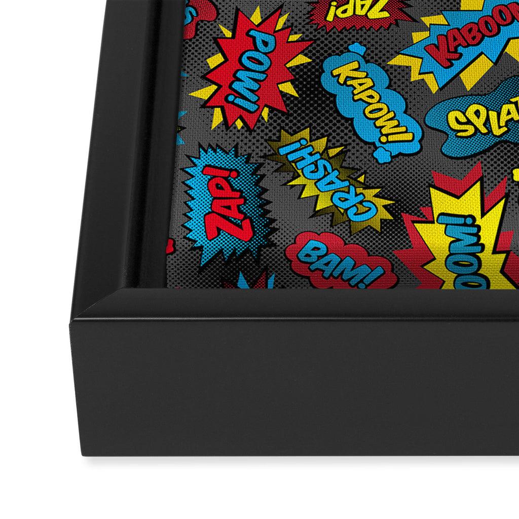 Super Words! Framed Canvas Print Gallery Image 3
