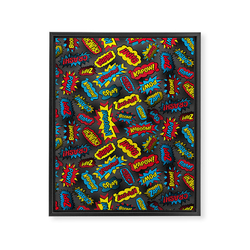 Super Words! Framed Canvas Print Gallery Image 8