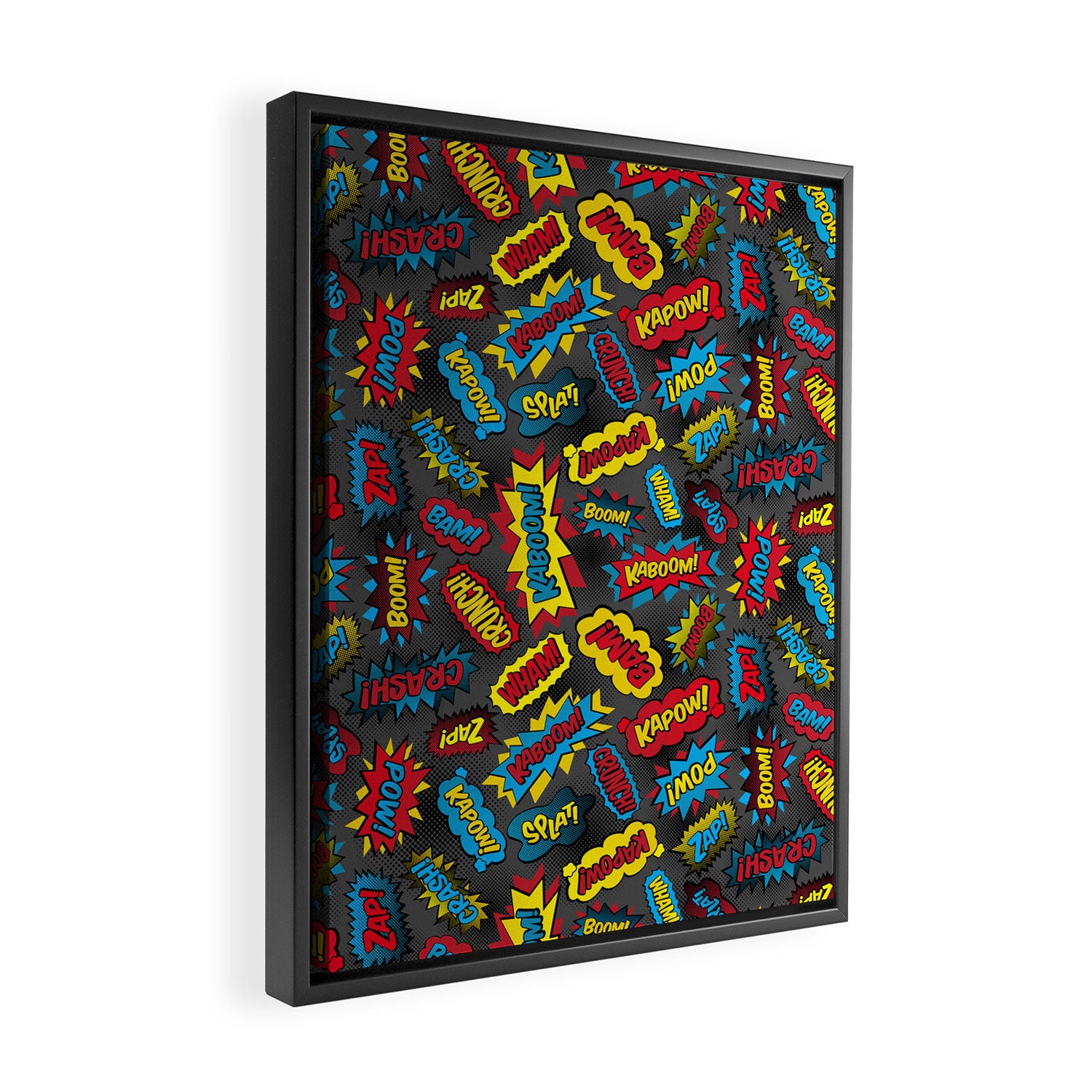 Super Words! Framed Canvas Print Gallery Image 2