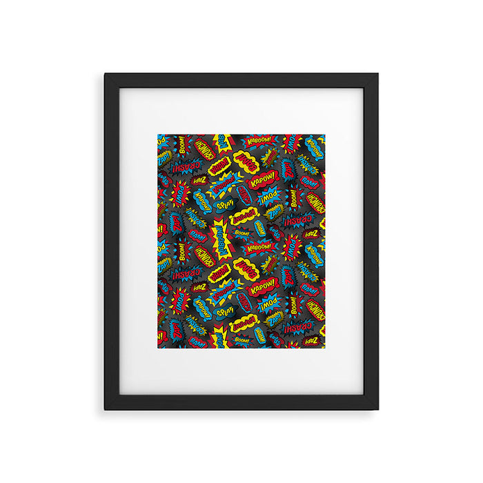 Super Words! Framed Art Print Gallery Image 1