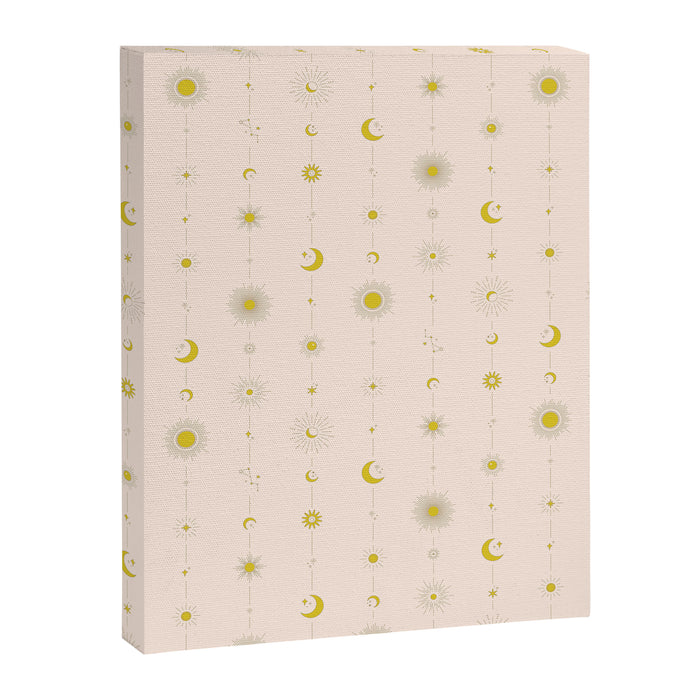 Sweet Celestial Stripes Canvas Print Gallery Image 1