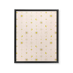 Sweet Celestial Stripes Framed Canvas Print Gallery Image 8