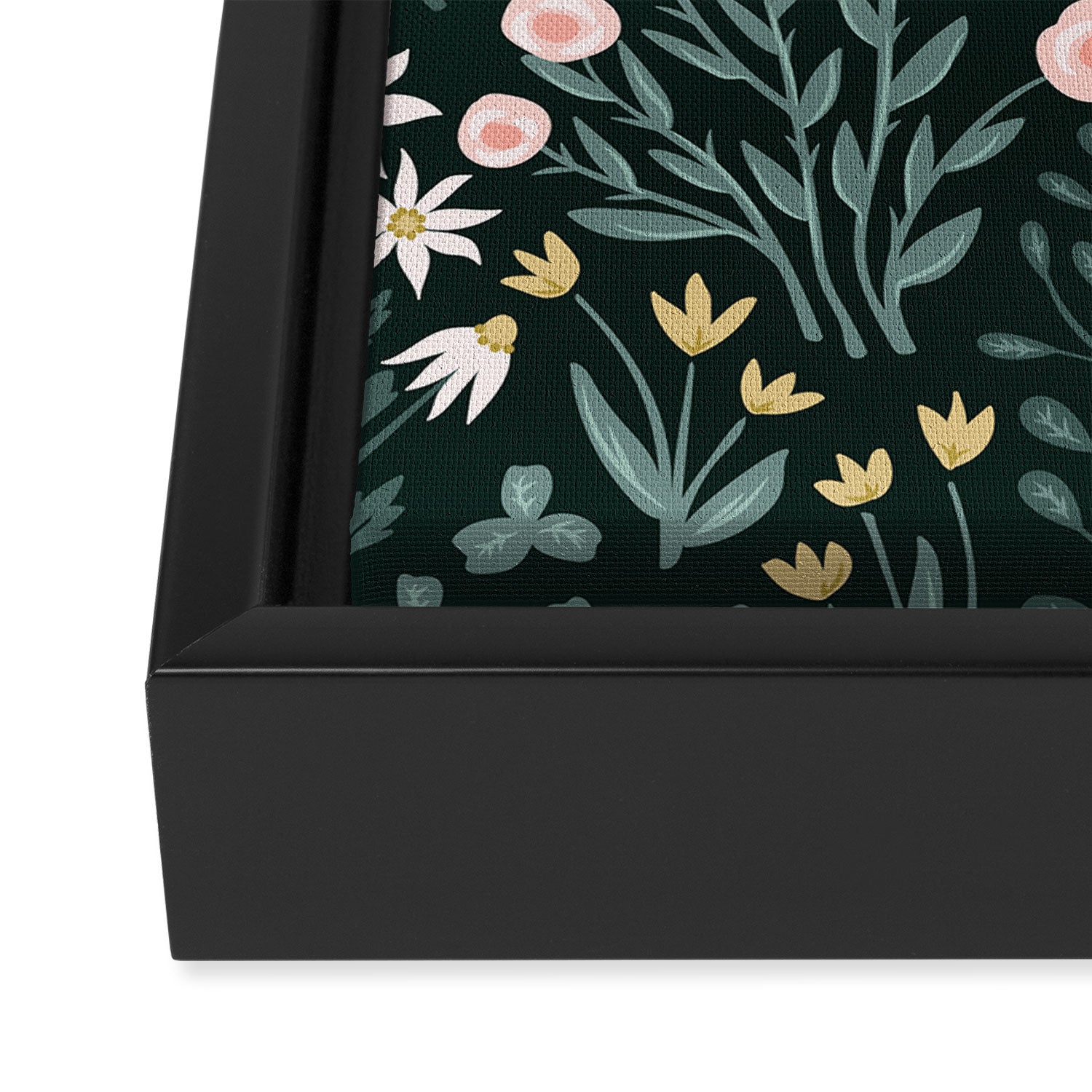 Wildflower Fields Framed Canvas Print Gallery Image 3