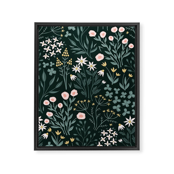 Wildflower Fields Framed Canvas Print Gallery Image 1