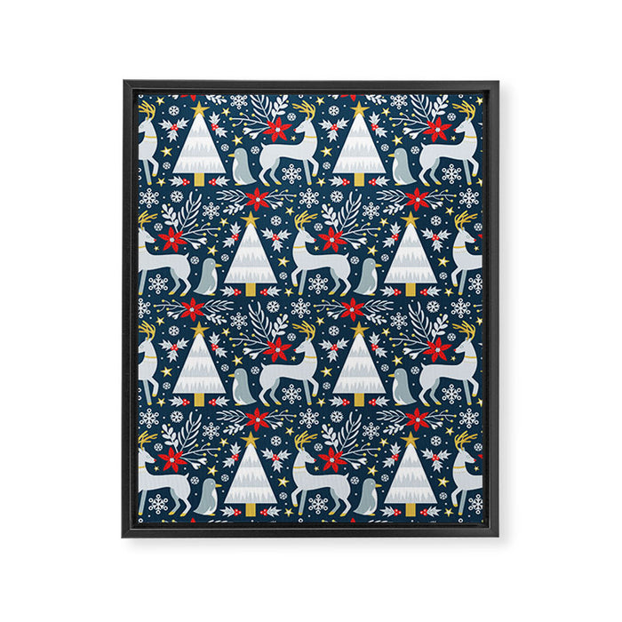 Winter Forest Framed Canvas Print Gallery Image 1