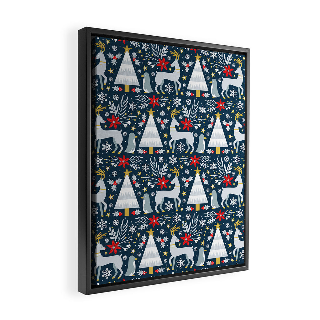 Winter Forest Framed Canvas Print Gallery Image 2