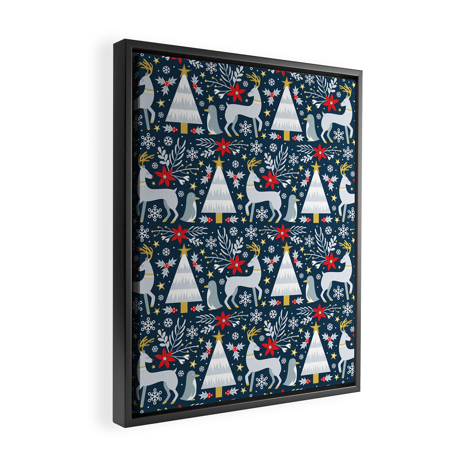 Winter Forest Framed Canvas Print Gallery Image 2