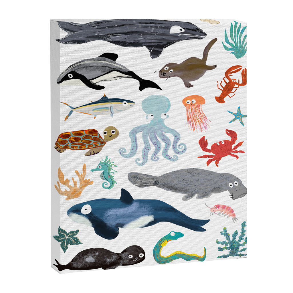 Sea Change: Ocean Animals Canvas Print Gallery Image 6