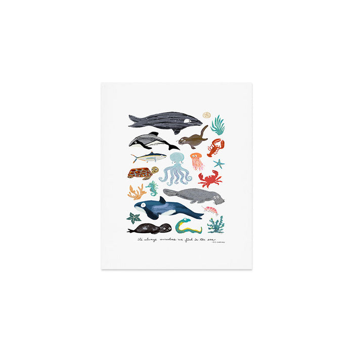 Sea Change: Ocean Animals Art Print Gallery Image 1