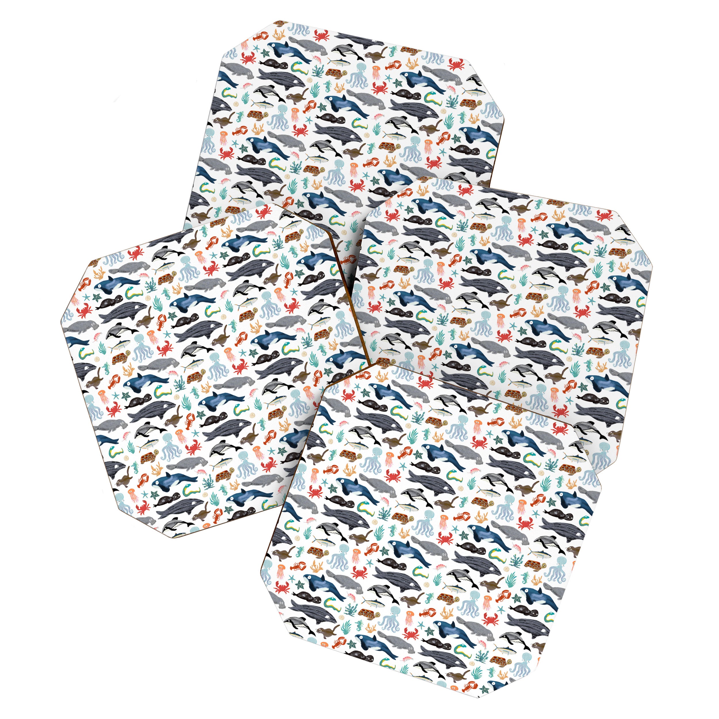 Sea Change: Ocean Animals Coaster Gallery Image 1