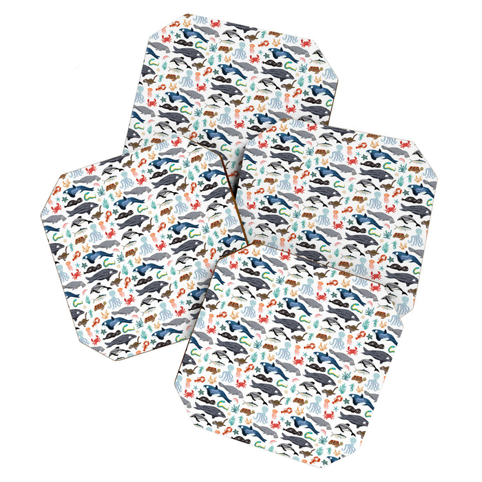 Sea Change: Ocean Animals Coaster Gallery Image 1