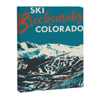 Breckenridge Vintage Ski Poster Canvas Print Gallery Image 6