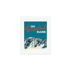 Ski Sugarloaf Maine vintage ski poster Art Print Gallery Image 1
