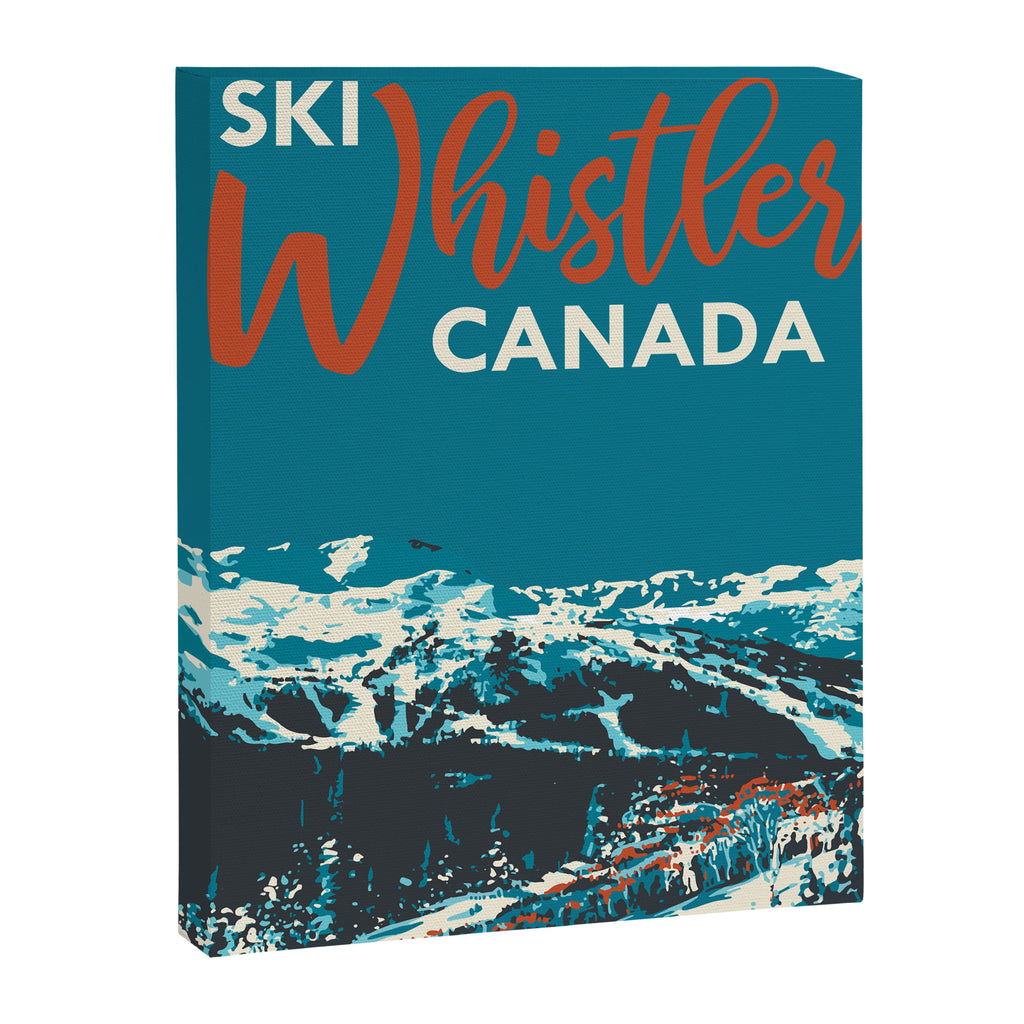 Ski Whistler Canada Canvas Print Gallery Image 6