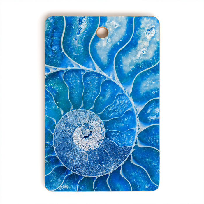 Blue Ammonite Fossil Cutting Board Gallery Image 1