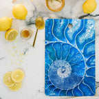 Blue Ammonite Fossil Cutting Board Gallery Image 2