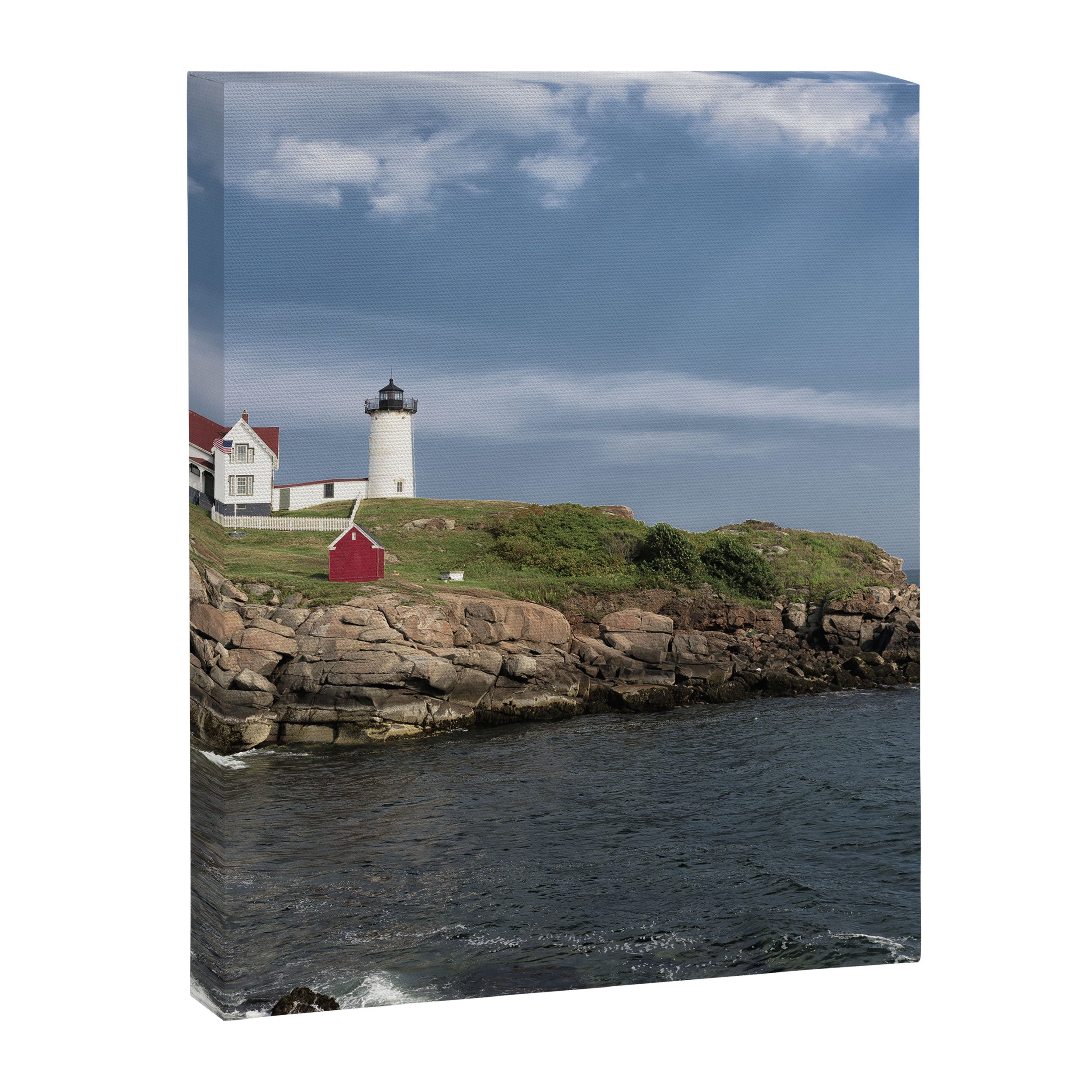 Nubble Lighthouse in Summer Canvas Print Gallery Image 6