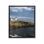 Nubble Lighthouse in Summer Framed Canvas Print Gallery Image 6