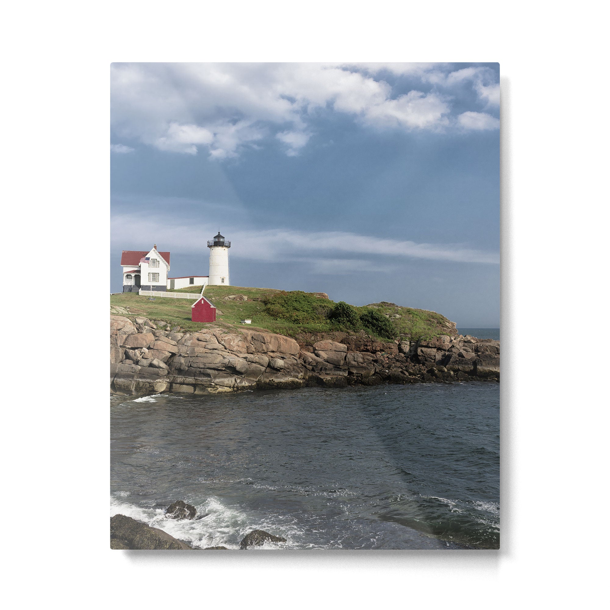 Nubble Lighthouse in Summer Metal Print Gallery Image 4
