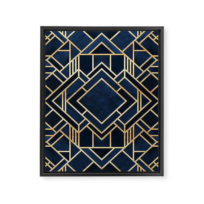 Art Deco Framed Canvas Print Gallery Image 1