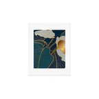 Art deco leaves Art Print Gallery Image 1