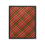 Christmas Tartan Framed Canvas Print Gallery Image 8