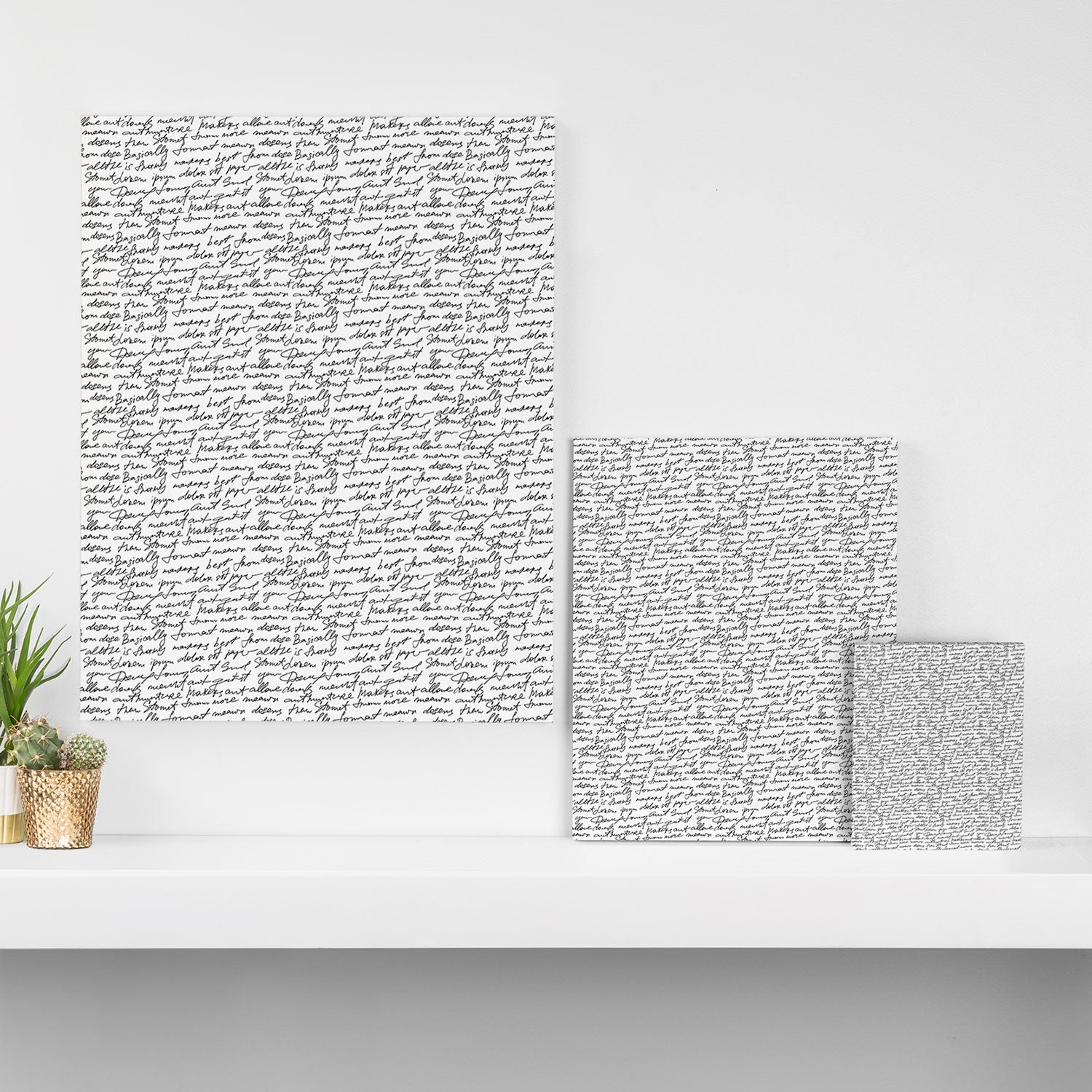 Manuscript Canvas Print Gallery Image 3