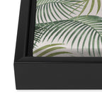 Palm leaves Framed Canvas Print Gallery Image 3