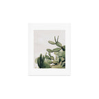 Cactus on blue sky #society6 #decor #buyart Art Print Gallery Image 1
