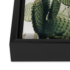 Cactus on blue sky #society6 #decor #buyart Framed Canvas Print Gallery Image 3