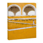 Colonial Mexico, Izamal in Yellow #buyart #society6 #decor Canvas Print Gallery Image 6