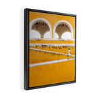 Colonial Mexico, Izamal in Yellow #buyart #society6 #decor Framed Canvas Print Gallery Image 2