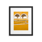 Colonial Mexico, Izamal in Yellow #buyart #society6 #decor Framed Art Print Gallery Image 4