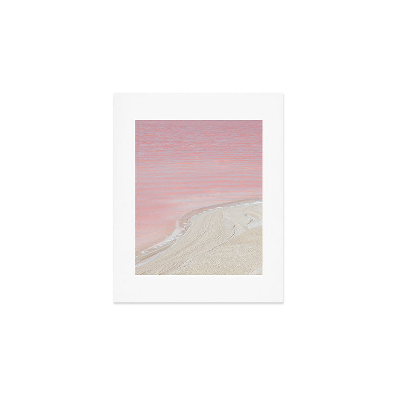 Pink Ocean in Yucatan, Mexico Art Print Gallery Image 1