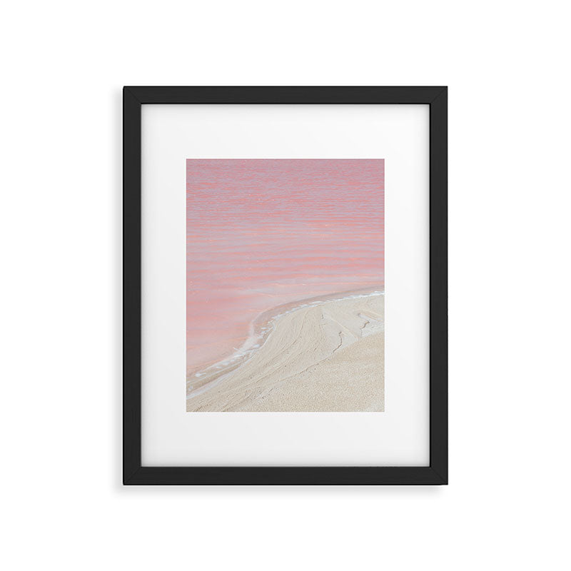 Pink Ocean in Yucatan, Mexico Framed Art Print Gallery Image 5