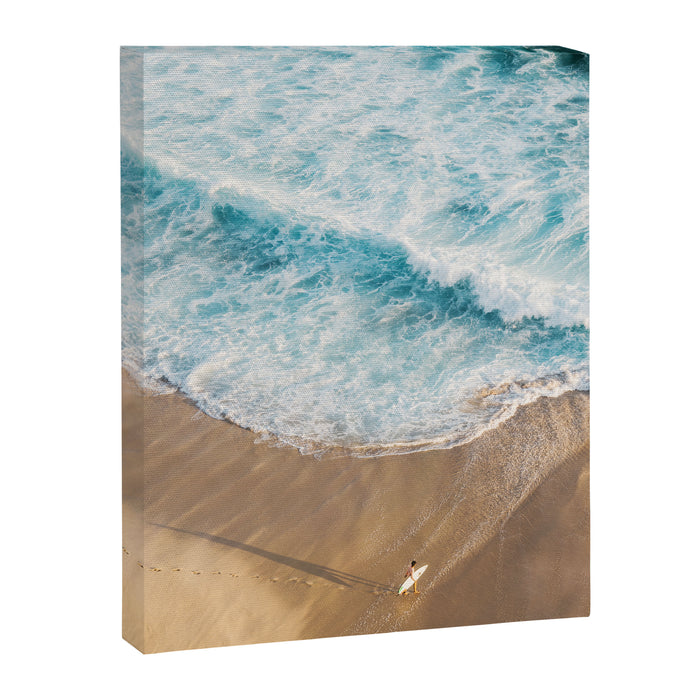 The Surfer and The Ocean Canvas Print Gallery Image 1
