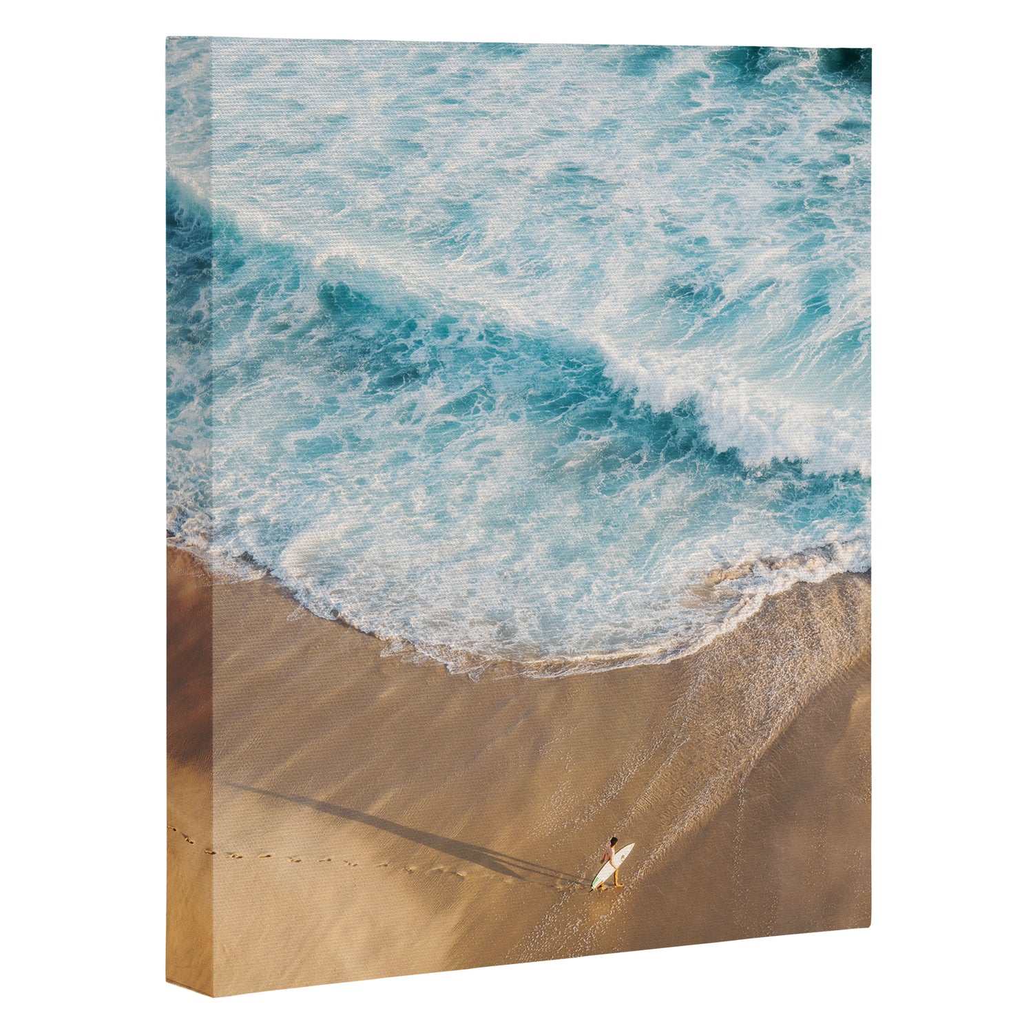 The Surfer and The Ocean Canvas Print Gallery Image 3