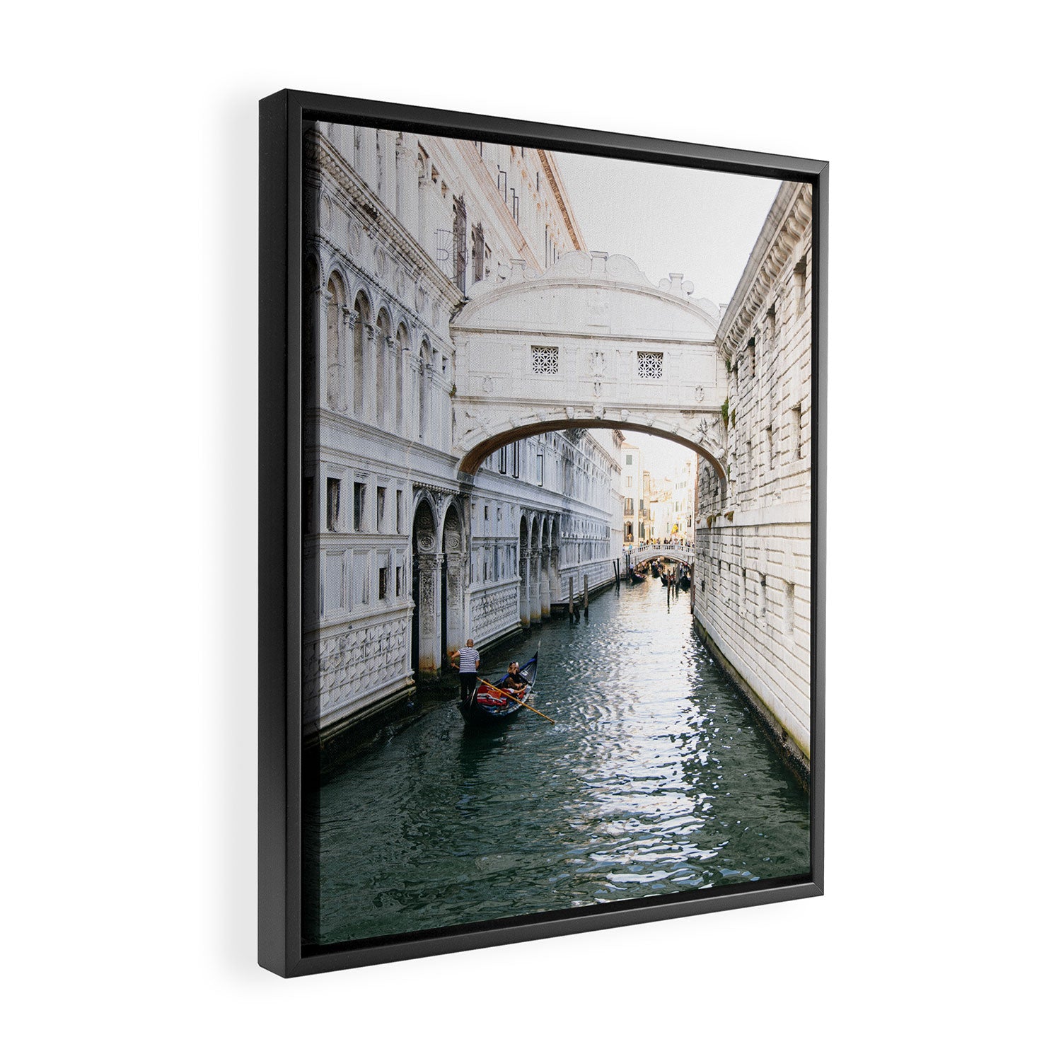 Venice Canals Framed Canvas Print Gallery Image 2