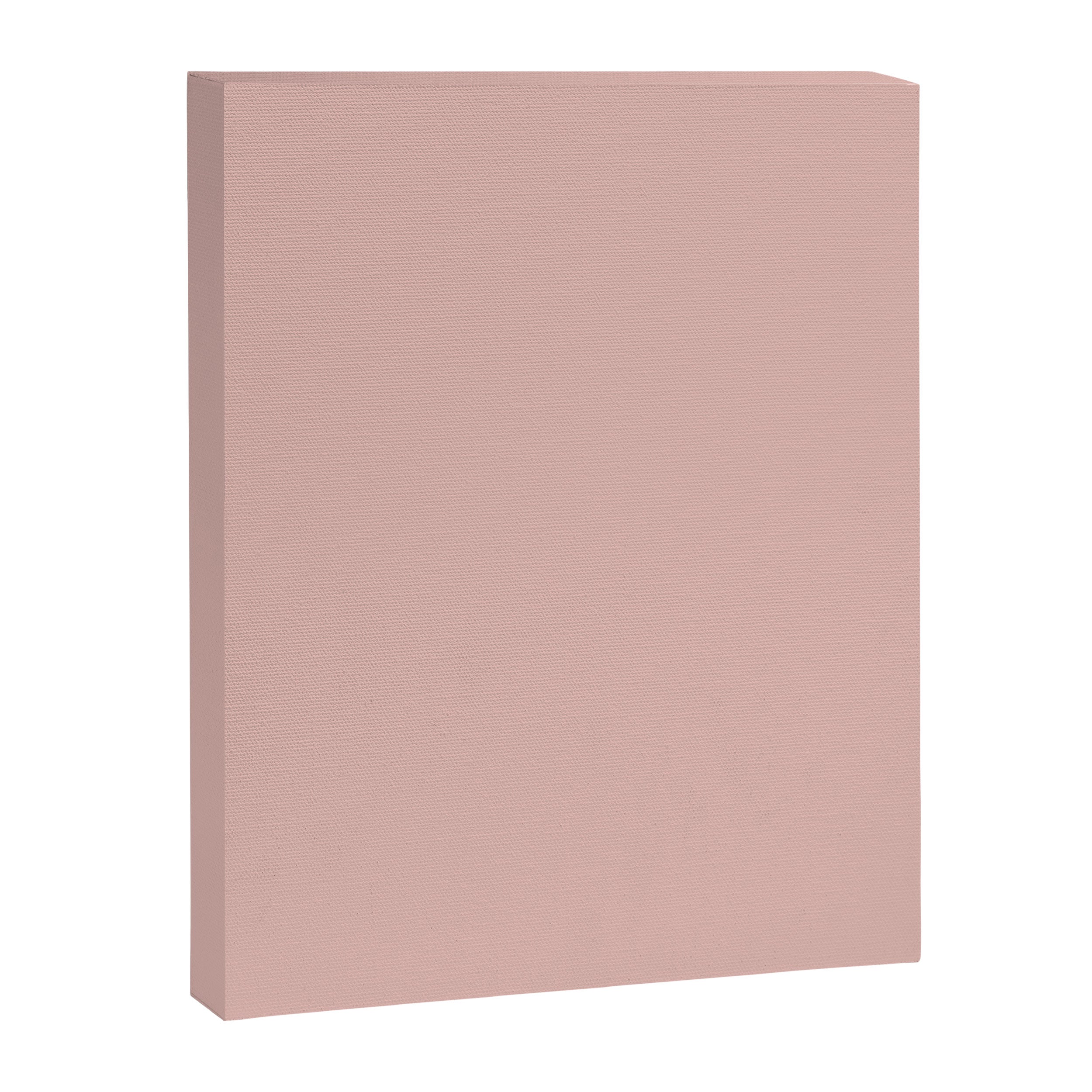 Solid Color Rose Gold Pink Canvas Print Gallery Image 8