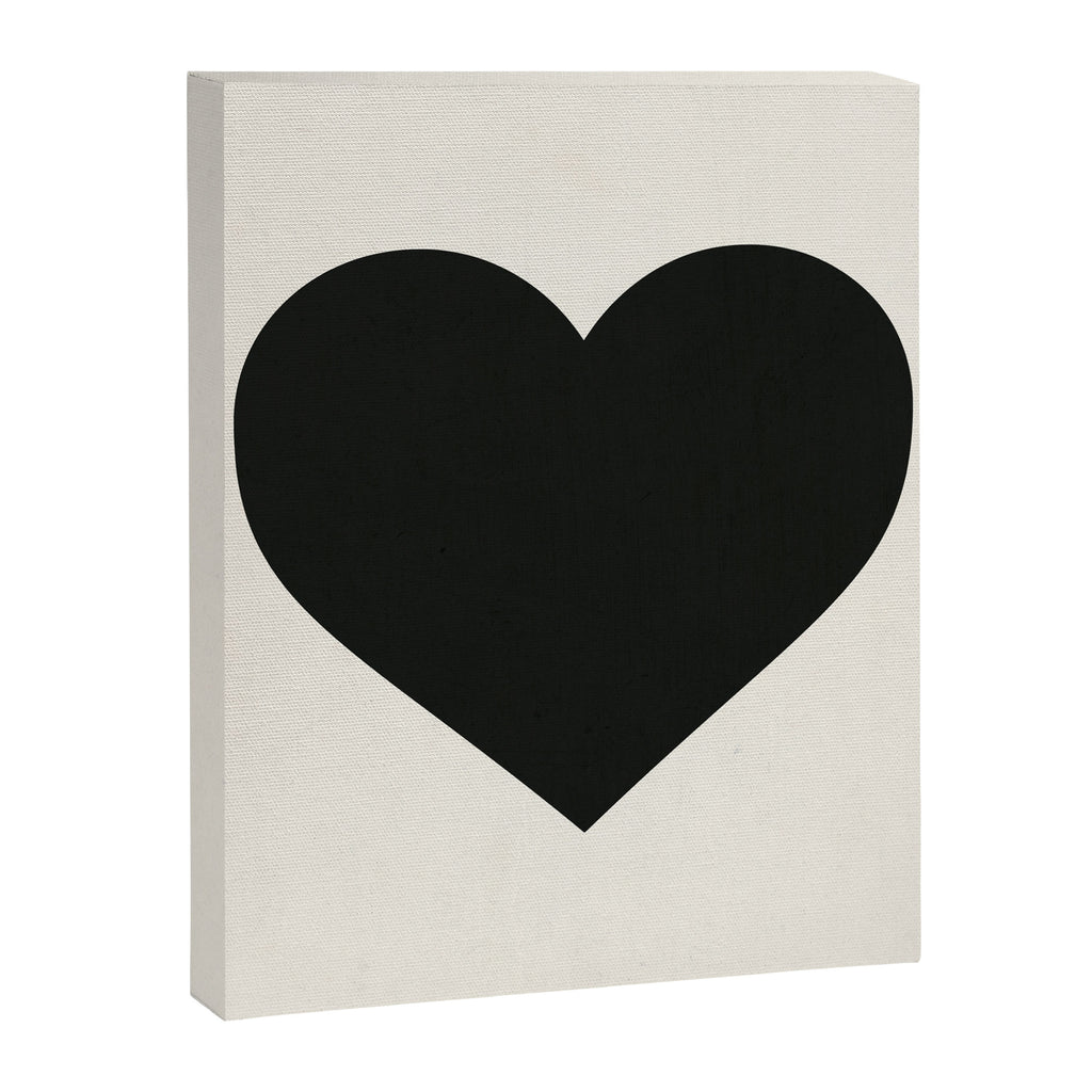 Black Heart Canvas Print Gallery Image 6