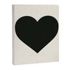 Black Heart Canvas Print Gallery Image 6