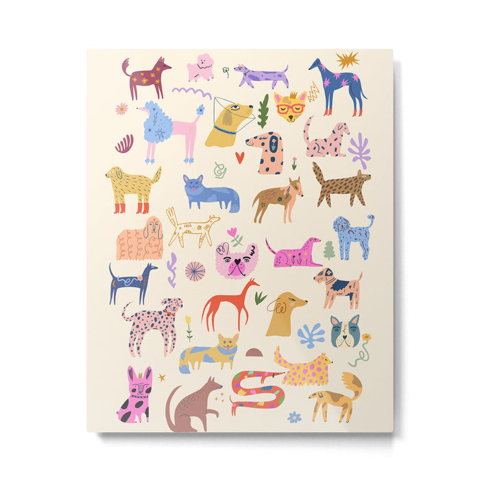 Dog Heaven Metal Print Gallery Image 1