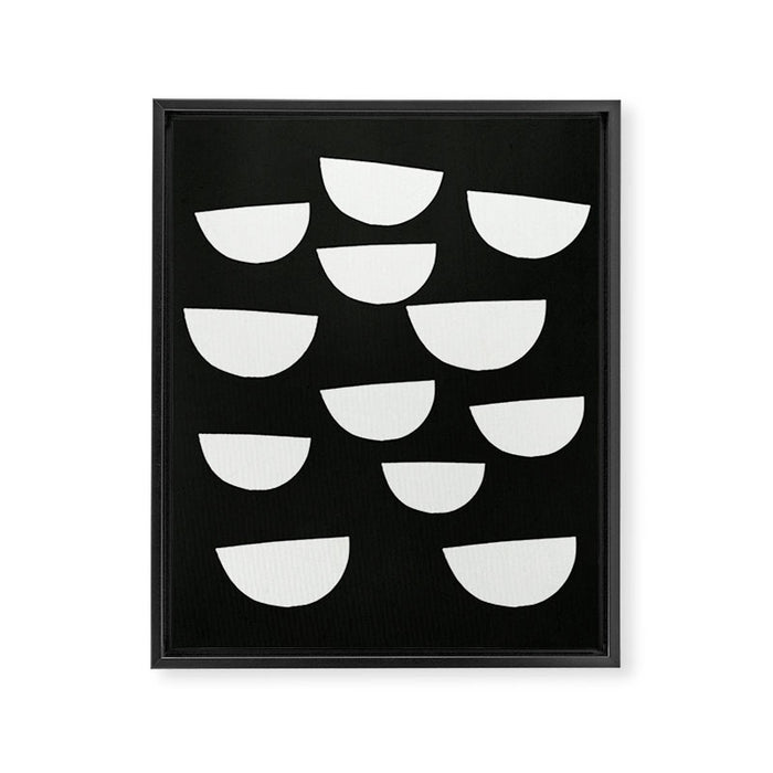 Winter Fall Framed Canvas Print Gallery Image 1