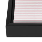 Baby Pink Stripe Framed Canvas Print Gallery Image 3