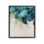 Beautiful Peacock Feathers Framed Canvas Print Gallery Image 8