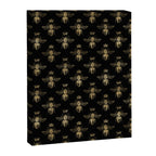 Black & Gold Queen Bee Pattern Canvas Print Gallery Image 8